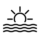 Sun Setting Over the Ocean